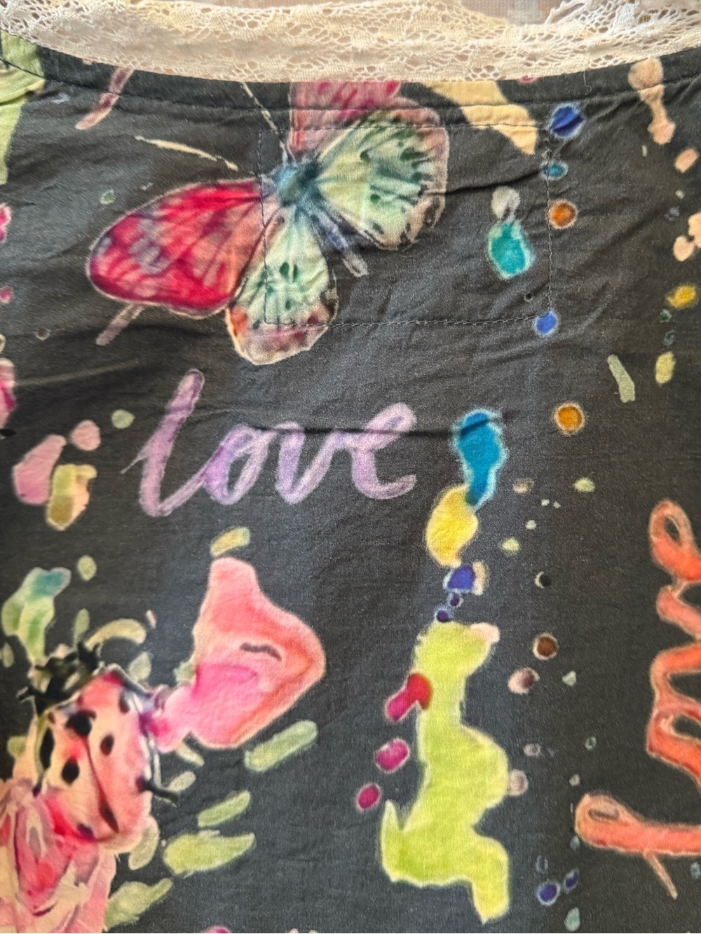 POL Love Written in the Stars | Romantic Boho Floral Heart & Star Jacket - Picture 4 of 7